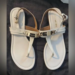 Coach sandals barely worn